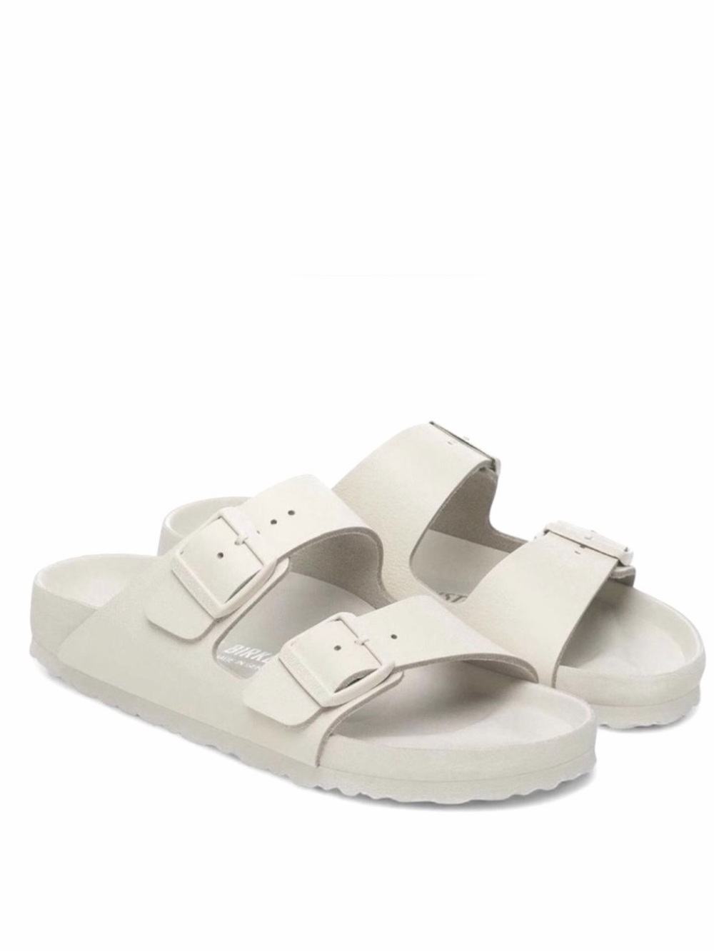 Birkenstock Arizona Leather Eggshell Sandals Size EU 43/ US 10 Men/ 12 Wmn (NEW)